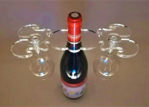 Porte-verres en acrylique